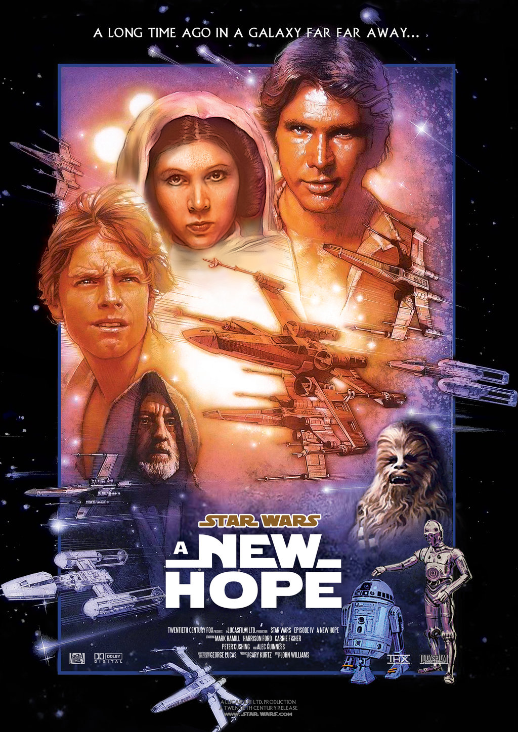 Star wars a new hope poster